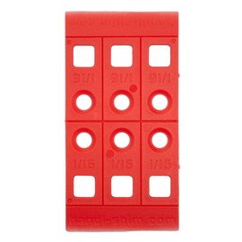 Handi-Shim HS116100RD Plastic Construction Shims/Spacers, 100 Pack, 1/16-Inch, Red