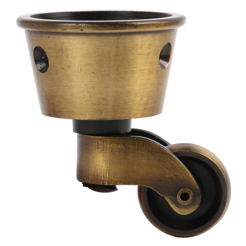 BQLZR Vintage Round Cup Casters for 32mm Dia Legs 360
