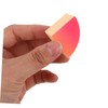 TOVINANNA Lollipop Shape Triangle Powder Puff for Makeup Dual-use Sponge
