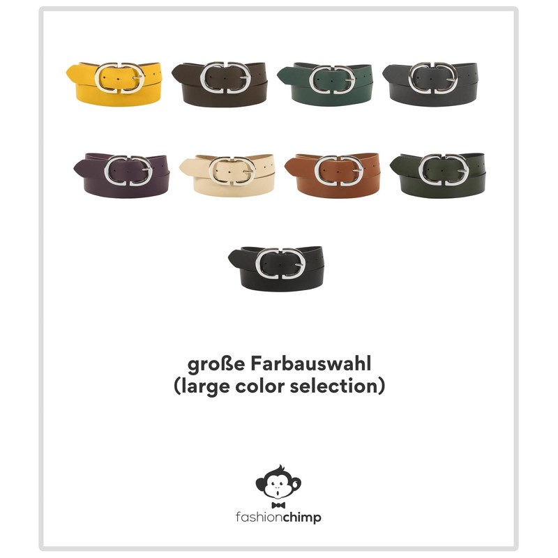 fashionchimp Basic Women's Belt Made of 100% Genuine Leather, Leather