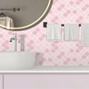 Pink Arabesque Tiles Peel and Stick Backsplash for Kitchen, WalDecoo