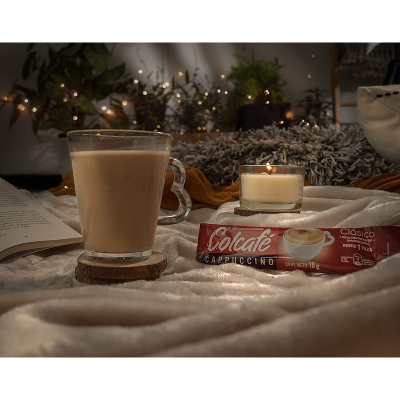Colcafe Instant Classic Cappuccino, 6 sticks per pack, Pack of