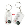 XINYIN Multifunctional Portable Mountaineering Thermometer Mini Compasses Keyring for Outdoor