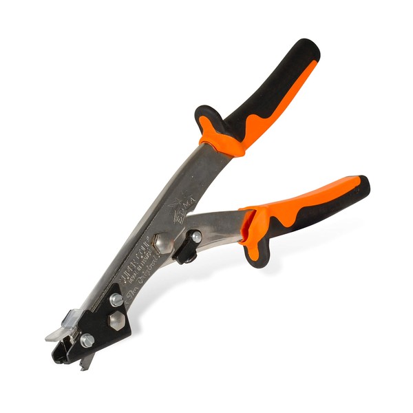 EDMA - Supercoup NR1 - Nibbler Shears with Built-in Chip Cutter - for Sheet Metal Plane - Capacity 0.6-2 mm - 11055 - Quality Manual Tool for Professional and Individual