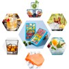 2 Pack Ice Cube Trays, ZDPMK Silicone Easy Release Flexible