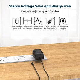 MDCGPower AC Adapter Compatible with RENPHO RF-GM168 RF-GM168-CA 24V Massage Gun Power Supply Battery