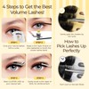 LASHVIEW Lash-Extension-Clusters, Volume Lash Clusters 9-18mm mix Fluffy Lash Extension