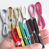 5mm/0.2" Leather Straps with Sewing Thread, Mini Doll Belt Straps,