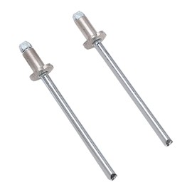 Akozon 2 Piezas de Remaches de Roseta de Acero Inoxidable Rosette Dash Remache de Repuesto para Etiquetas de Puerta para AMC VIN