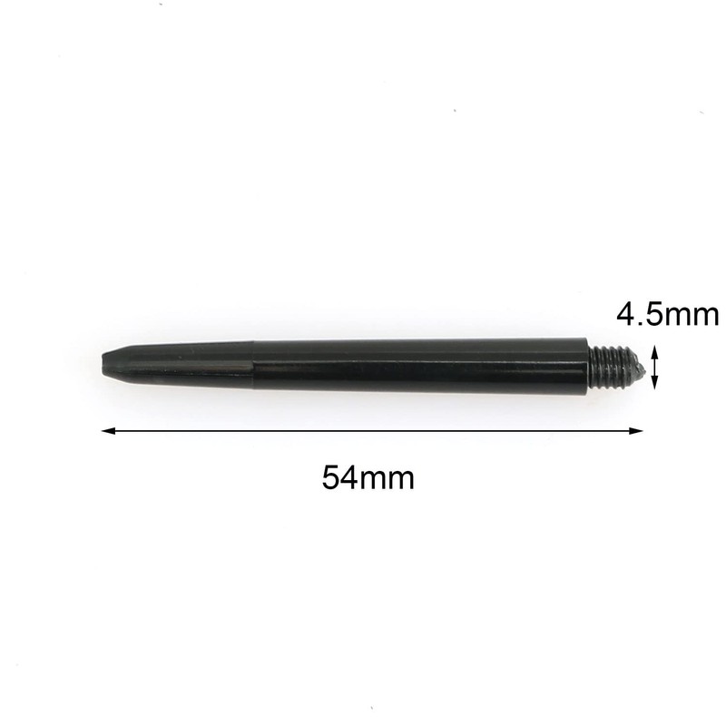 heyous 50 Pieces 2BA Nylon Shaft PC Shaft Dart Accessories