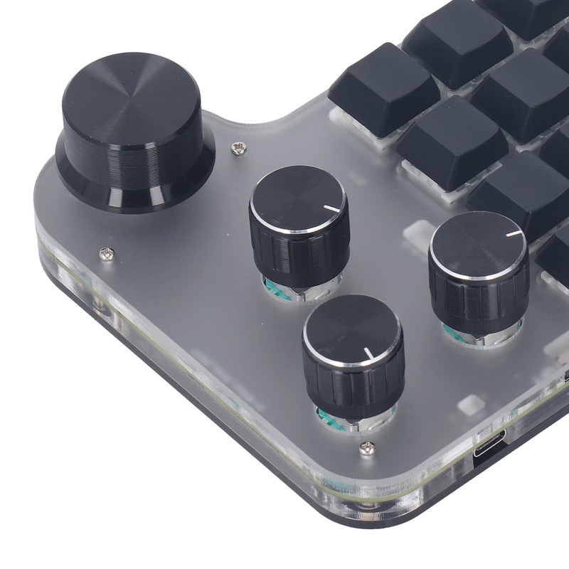 USB Mini Macro Mechanical Gaming Keyboard Programmable USB C BT