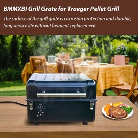 BAC475 Grill Grates Replacement for Traeger TFT18KLD Grill Replacement Parts, Metal Cooking Grate for Traeger Wood Pellets & Smoker Grill Accessories for Camp, Tailgating and Outdoor Cooking