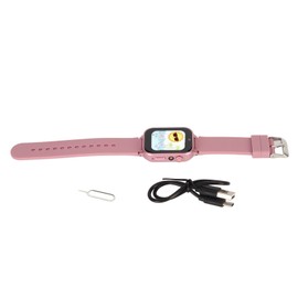 Kids Smart Watch Dual Cameras Multiple Functional High Definition Smart Watch Phone for 4 To 12 Year Old Boys Girls Champagne