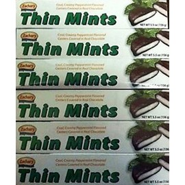Zachary Chocolates Zachary Thin Mints 5.5 Oz Box (Pack of 6)