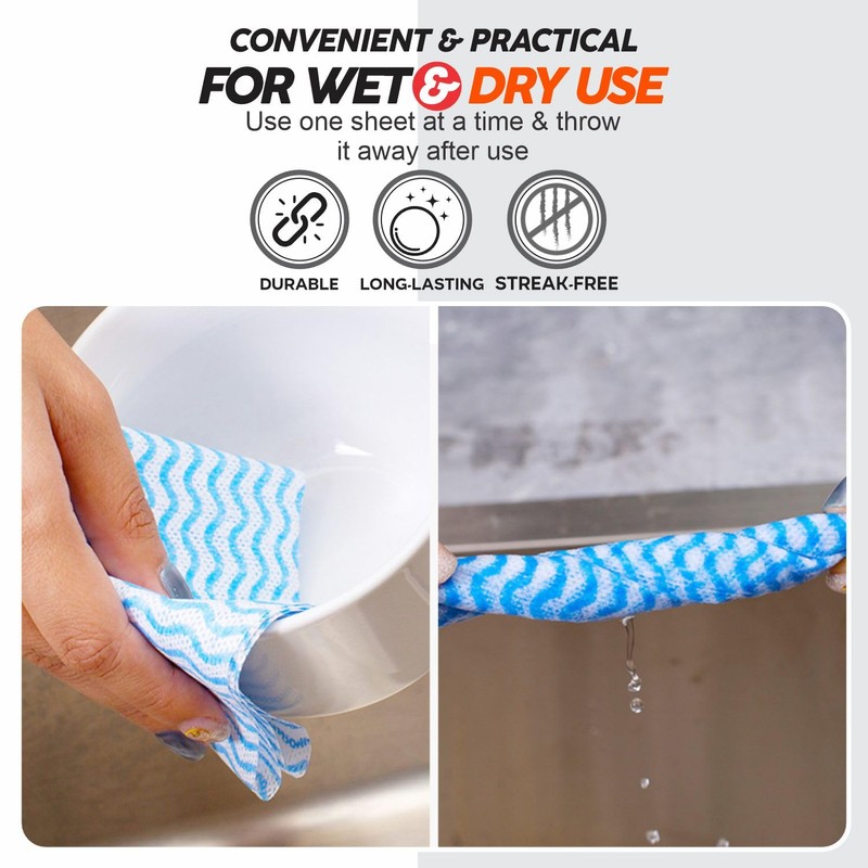 Cleaning Cloths Super Absorbent All Purpose Cloth Washable Reusable Kitchen