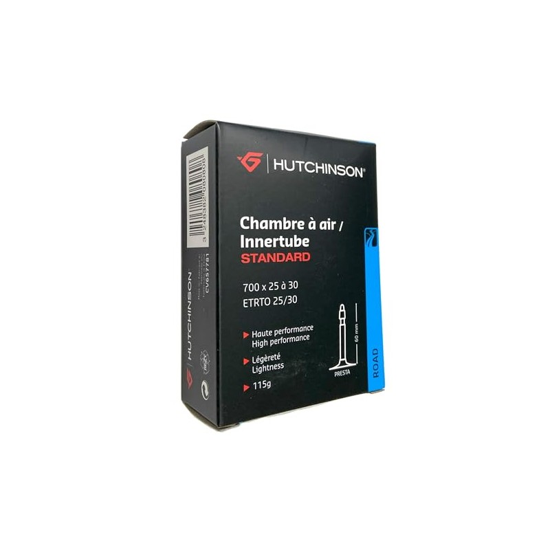 Hutchinson Haussmann Unisex Adult Inner Tube - Black, 60 mm