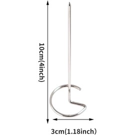 10-Pack Stainless Steel Air Fryer Skewers – Reusable Food-Grade Skewers for Kebabs, Chicken, Beef | Free-Standing Design for Oven, Camping, BBQ, Grill & Indoor/Outoor Cooking