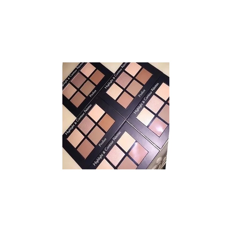 Prolux Cosmetics Paleta De Contorno Iluminador Y Bronceador Rostro Prolux