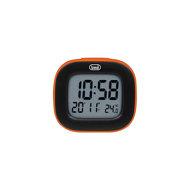 Trevi SLD 3875 Digital Clock with LCD Display, Alarm Clock,