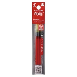 PILOT Ballpoint Pen Refill, FriXion Refill, LFRF 0.4mm, Red, LFRF243R