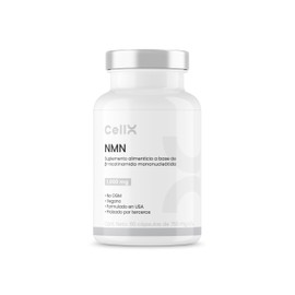 CellX NMN 1000 mg  Trans-Resveratrol 160 mg 99  TMG y BioPerine  Precursor de NAD  60 Cápsulas  30 Porciones                                          