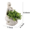 Aclema Large Planters for Outdoor Indoor Plants Head Face Planter