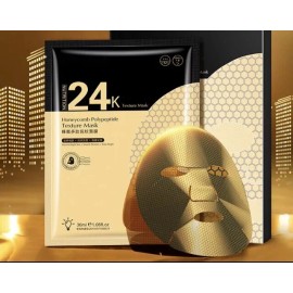 24 K Gold Filled Collagen Facial Sheets 5 pcs