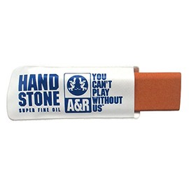 A&R Hockey/Figure Skate 320 Grit Hand Stone - Tapered, Oil Injected