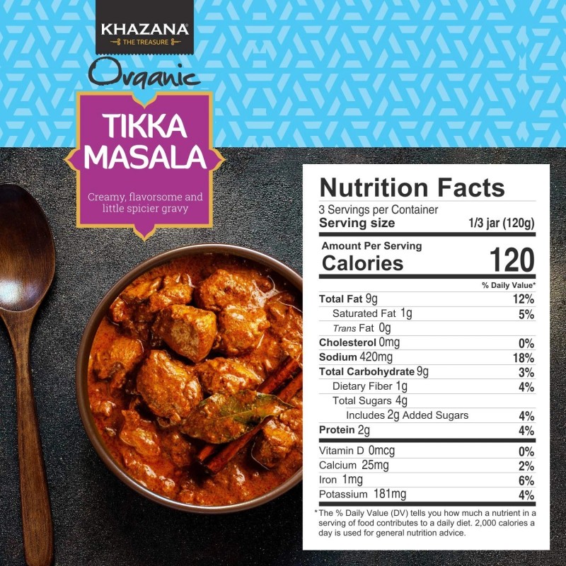 Khazana Sauce Simmering Tikka Masala 12.7 oz (Pack of 6)