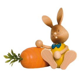 Drechslerei Kuhnert - Easter Decoration / Easter Bunny - Stupsi Rabbit - Wooden - Made in Germany