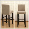 SPRINGRICO Bar Stool Covers Set of 4, Stretch Washable Barstool
