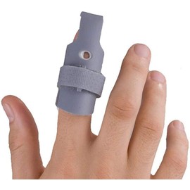 Solace Care Fold Over Finger Splint | Finger Bed | Pinched Finger Immobilizer (Large - 83mm)