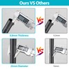 Shower Curtain Rod 28-94 Inch，Adjustable Heavy Duty Shower Rods for