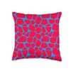Safari Animal Print Co Colorful Bold Bright Red and Blue