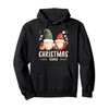Santa Claus Gnome Christmas Time Pullover Hoodie, black