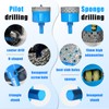 ZNXIMER Diamond Hole Saw Drill Bits - 2pcs 1-3/4" Diamond