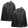 Jravezt Drawstring Bag, Large Capacity, Storage Pouch, Plain, Waterproof, Dustproof,