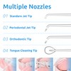 Water Flosser [Dental Cordless Portable] 6 Modes & IPX7 Waterproof