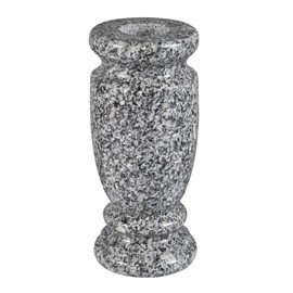 Afvarir Granite Cemetery Vase for Grave Markers,Heavy Headstone Memorial Flower Holder Decorations.