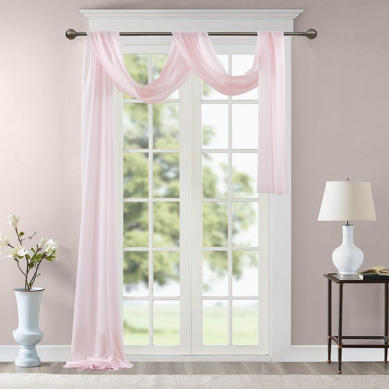 Wedding Arch Draping Fabric, 1 Panel 28" x 19Ft Blush