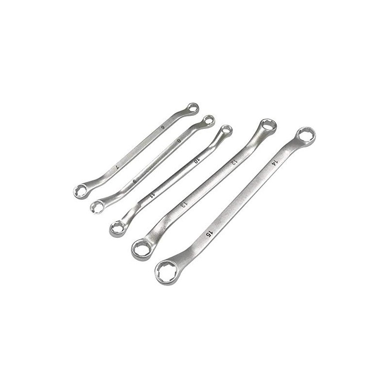 KUNZER 7SLS05 Special Spanner Set - 5-Piece Double Ring Spanner