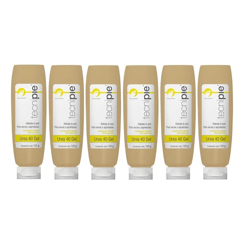 6 Piezas De Gel Humectante Para Pies Urea 40