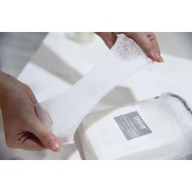 Factory Direct Thin Cotton Pads - Wet Compressed Stretchable Elongated Cotton Pads L-9402 Box of 222 sheets 10ea