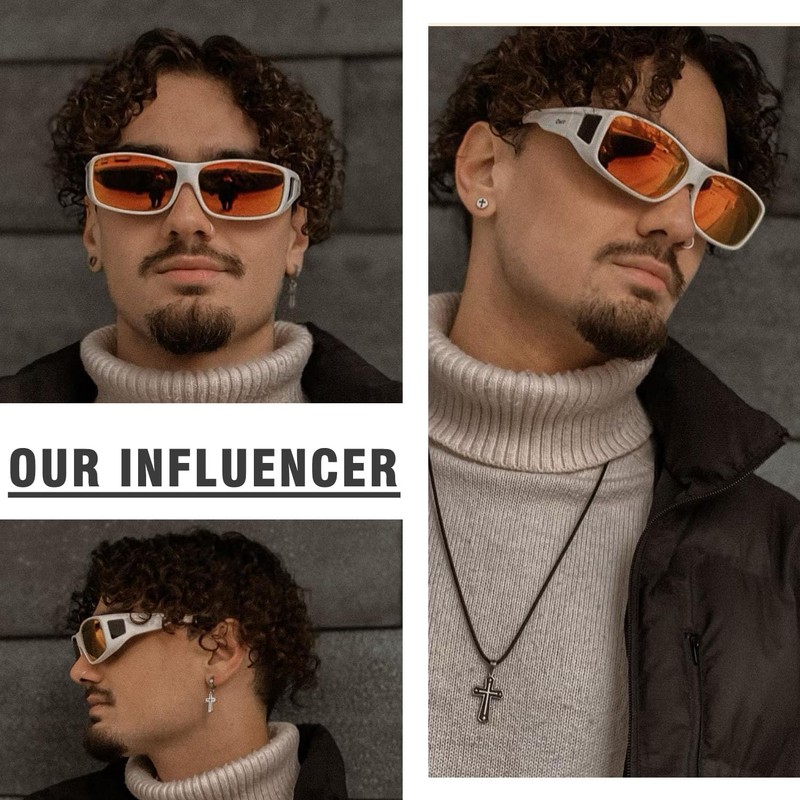 DUCO Wraparound Fitover Glasses Polarized Wear Over Sunglasses for Men