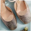 Baluue 2pairs Beige Anti- Forefoot Mats Absorb Sweat High Heel