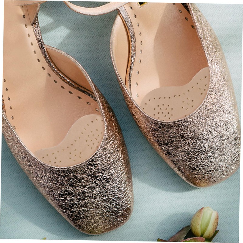 Baluue 2pairs Beige Anti- Forefoot Mats Absorb Sweat High Heel
