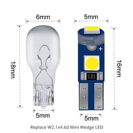 BlyilyB 10-Pack T5 37 74 LED Bulb With Twist Lock Socket PC74 PC37 Dashboard Instrument Panel Gauge Cluster Light