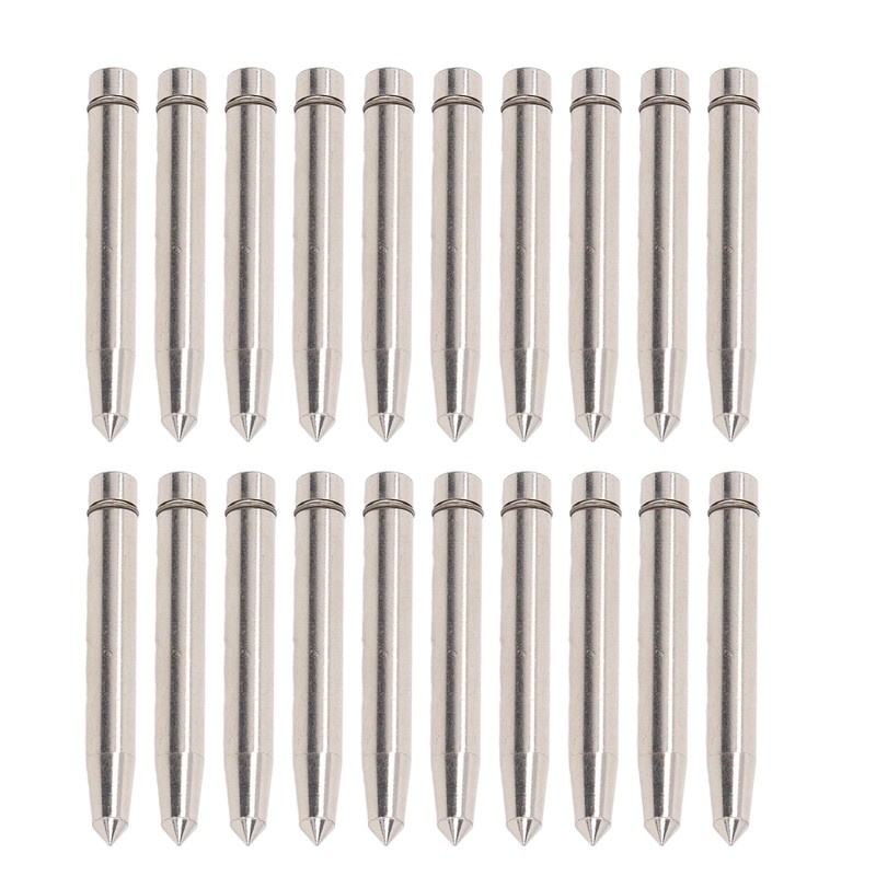 20PCS Center Punch Replacement Bits Alloy Steel Hole Punch Heads