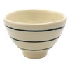 Seto Ware Border Try To Rice Bowl Green