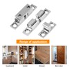 Uenhoy 10 Pcs Solid Brass Cabinet Door Catch, Dual Ball